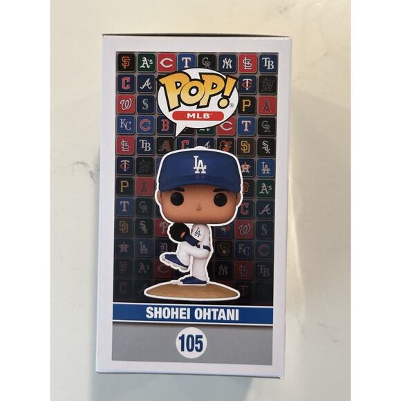 Funko Pop! MLB Shohei Ohtani #105 Funko Exclusive Dodgers pitching #3 - Picture 4 of 7
